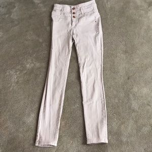 jeans from charlotte russ, light pink wash